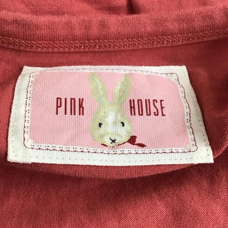 ピンクハウス PINK HOUSE Tシャツ 半袖 半袖カットソー プリントTシャツ クルーネックカットソー L プリント 赤 / レッド / レディース USED 古着 中古 10117312