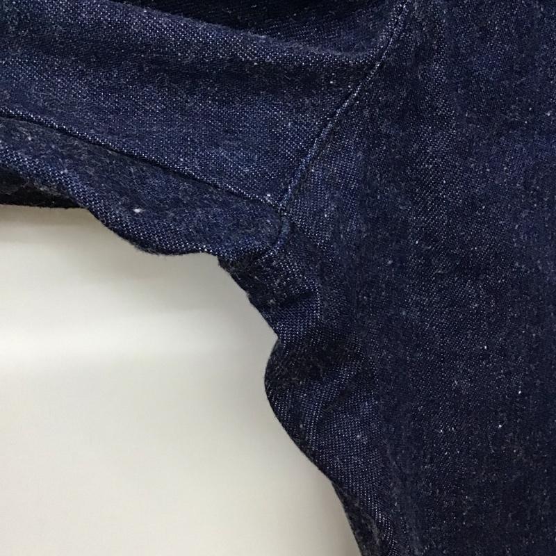 ユニフォームエクスペリメント uniform experiment パンツ デニム、ジーンズ デニムパンツ ワイドパンツ カジュアルパンツ 2 無地 インディゴ / インディゴ / メンズ USED 古着 中古 10130500