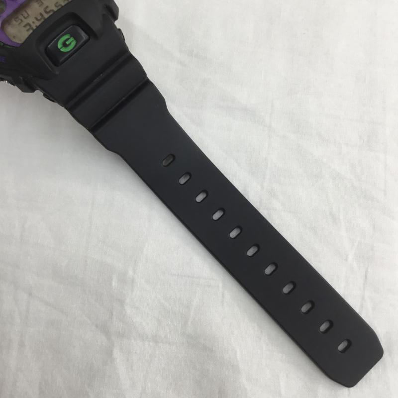 ジーショック G-SHOCK 腕時計 デジタル MxMxM マジカルモッシュミスフィッツ DW-6900FS ロゴ、文字 X プリント 黒 / ブラック / メンズ USED 古着 中古 10108207