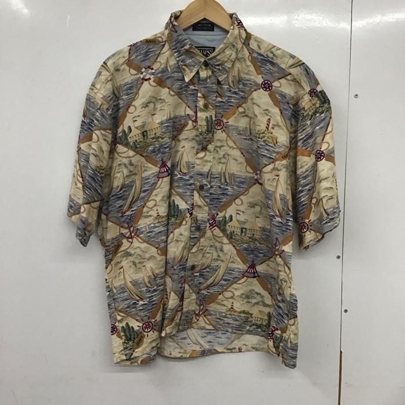 チャップス CHAPS シャツ、ブラウス 半袖 半袖シャツ プリントシャツ カラーシャツ プリント マルチカラー / マルチカラー / メンズ USED 古着 中古 10132381