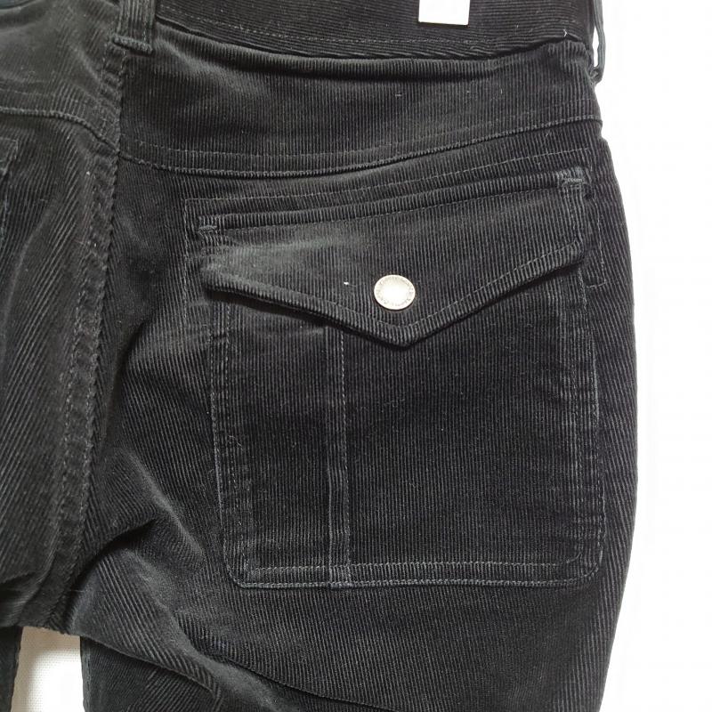 カッパ Kappa パンツ スラックス コーデュロイパンツ 7 無地 X ワンポイント 黒 / ブラック / レディース USED 古着 中古 10011949