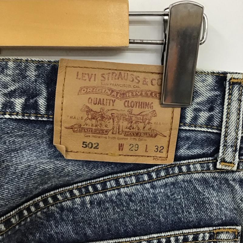 リーバイストラウスアンドコー Levi Strauss & co. パンツ デニム、ジーンズ デニムパンツ ストレートパンツ ジーンズ カジュアルパンツ 29インチ 無地 インディゴ / インディゴ /  メンズ USED 古着 中古 10124015