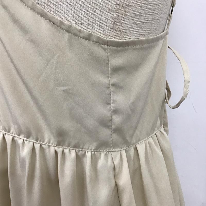 ダブルクローゼット w closet ワンピース ロングスカート FREE 無地 ベージュ / ベージュ / レディース USED 古着 中古 10121267
