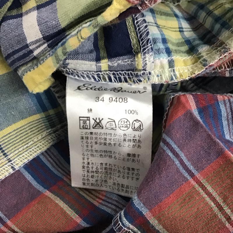 エディーバウアー Eddie Bauer シャツ、ブラウス 長袖 ボタンダウン パッチワーク S 刺繍 マルチカラー / マルチカラー / メンズ USED 古着 中古 10112915