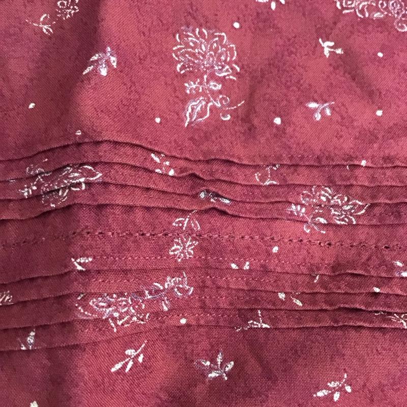 エディーバウアー Eddie Bauer ワンピース ロングスカート 半袖 前開き 90年代 2000年代 L 花柄 えんじ / ワインレッド / レディース USED 古着 中古 10111074
