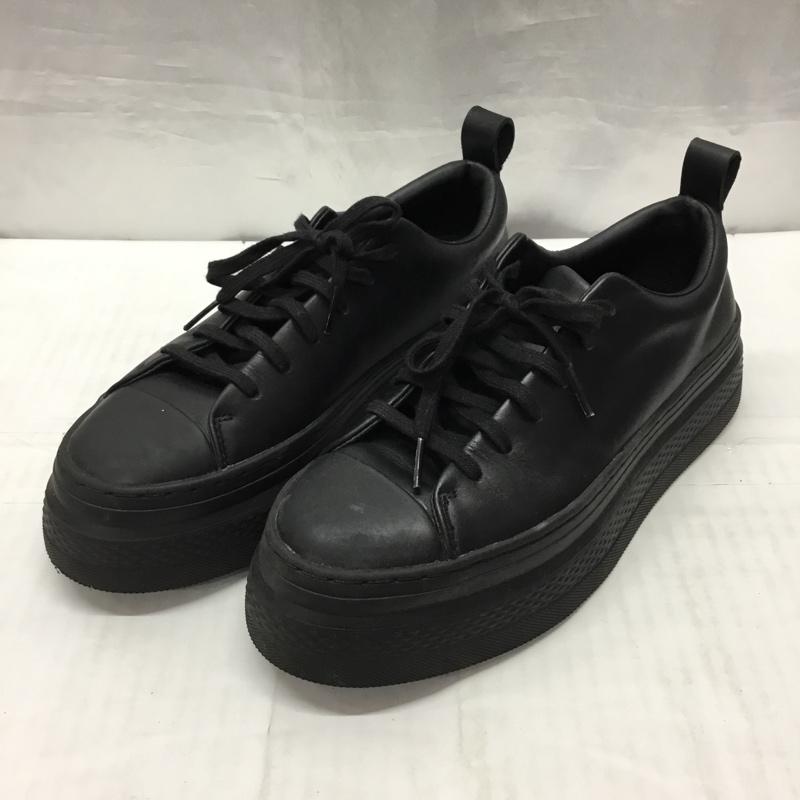 コンバース CONVERSE スニーカー スニーカー 38001351 ALL STAR COUPE BATEAU OX 23.5cm ボリュームソール 23.5cm ロゴ、文字 黒 / ブラック / レディース USED 古着 中古 10119185