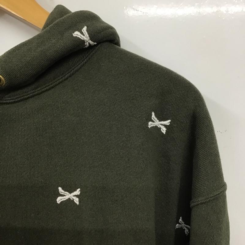ダブルタップス WTAPS パーカー 長袖 長袖パーカー プルオーバーパーカー スウェット 2 刺繍 カーキ / カーキ / メンズ USED 古着 中古 10139695