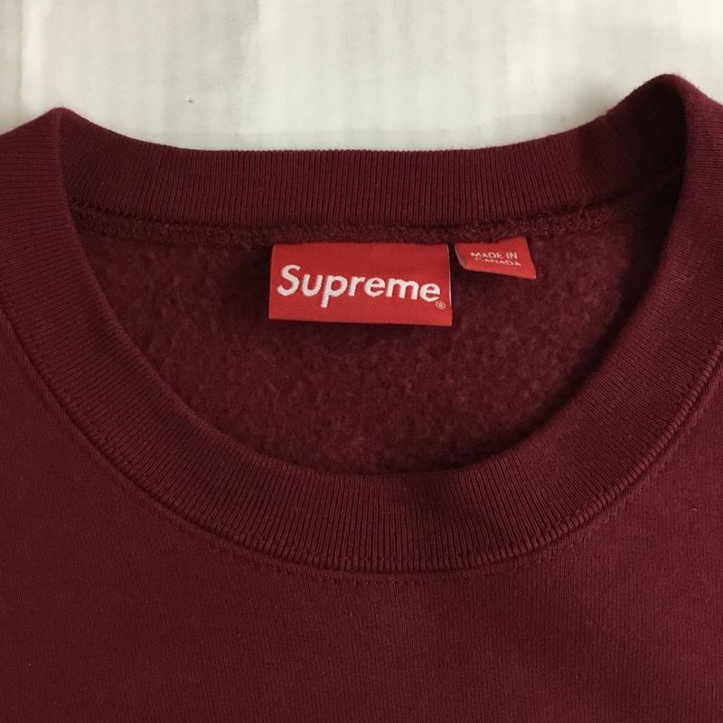 シュプリーム Supreme トレーナー 長袖 22FW BoxLogoCrewneckCardinal 長袖トレーナー XL ロゴ、文字 えんじ / ワインレッド /  メンズ USED 古着 中古 10120648