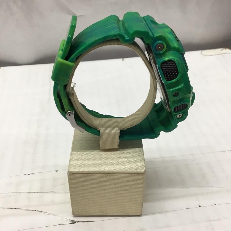 ジーショック G-SHOCK 腕時計 アナログ(クォーツ式) GAX-100MB デジタル マーブル ロゴ、文字 緑 / グリーン / メンズ USED 古着 中古 10113738