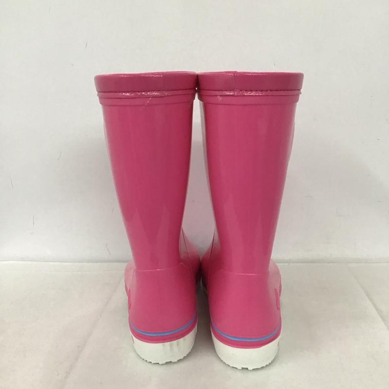 アキレス achilles シューズ シューズ OCB 0590 キッズ レインブーツ 長靴 レインシューズ 箱有 23cm 23.0cm ロゴ、文字 桃 / ピンク / ガールズ USED 古着 中古 10135276