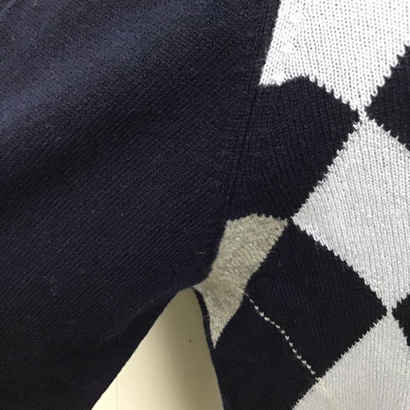 ブルックスブラザーズ BROOKS BROTHERS ニット、セーター 長袖 長袖ニットカットソー ニット セーター ジップアップネックニット M チェック マルチカラー / マルチカラー / メンズ USED 古着 中古 10112766