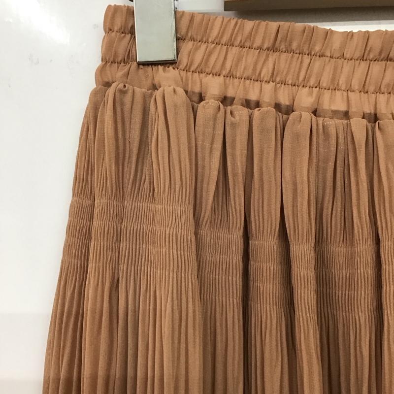 ダブルクローゼット w closet スカート ロングスカート FREE 無地 ベージュ / ベージュ /  レディース USED 古着 中古 10131884