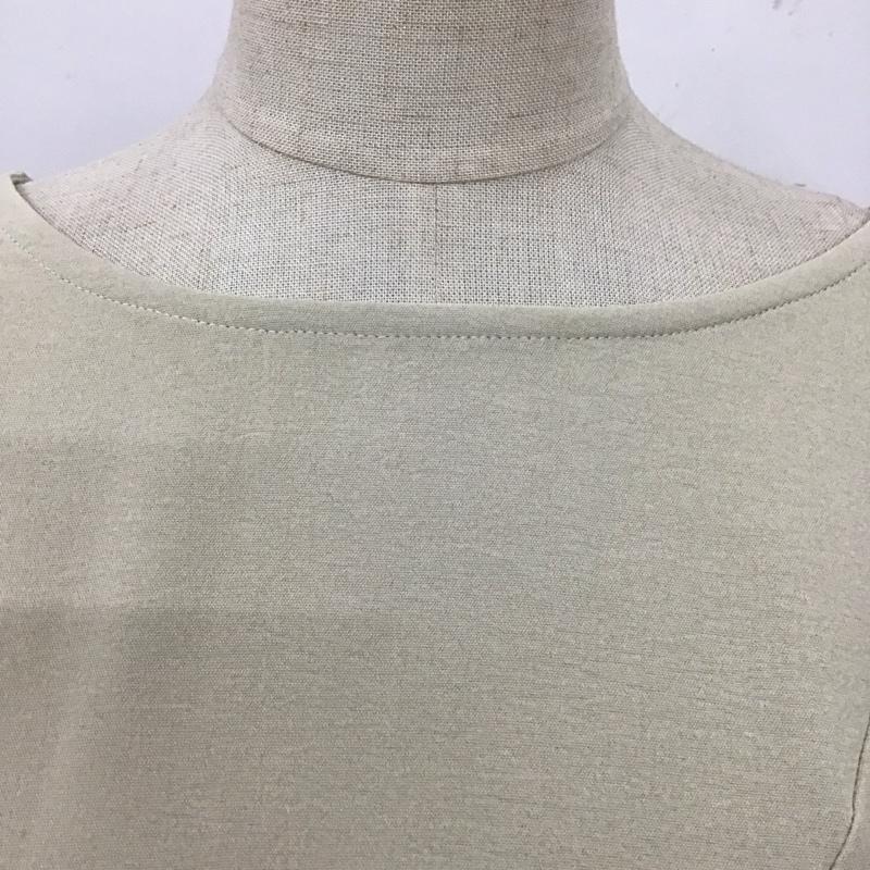 ローフ loaf カットソー 半袖 半袖カットソー 無地Tシャツ クルーネックカットソー 無地 ベージュ / ベージュ / レディース USED 古着 中古 10113254