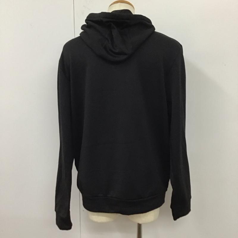 ザノースフェイス THE NORTH FACE パーカー 長袖 長袖パーカー フード付きパーカー プリントスウェット トレーナー L ロゴ、文字 黒 / ブラック /  メンズ USED 古着 中古 10119965