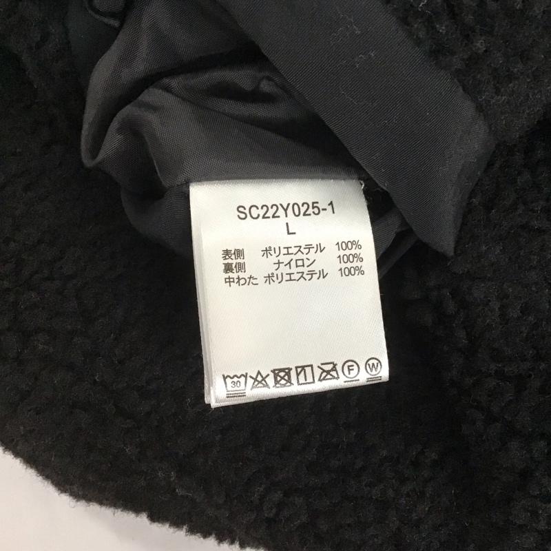 スタディオクリップ studio CLIP ジャケット、上着 ジャンパー、ブルゾン SC22Y025-1 リバーシブルボアブルゾン L 無地 黒 / ブラック / レディース USED 古着 中古 10108302