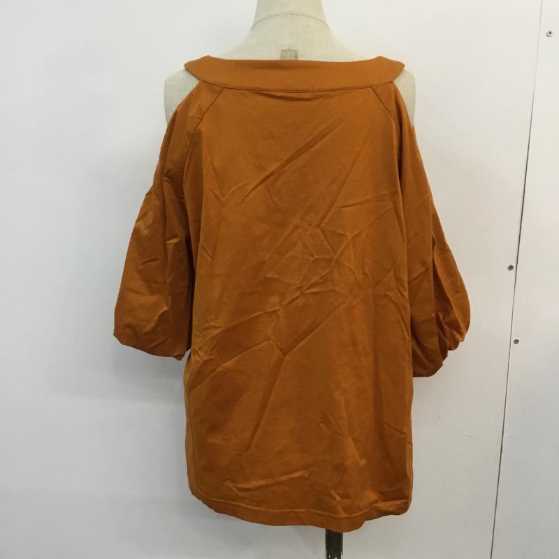 センスオブプレイスバイアーバンリサーチ SENSE OF PLACE by URBAN RESEARCH カットソー 半袖 FREE 無地 茶 / ブラウン /  レディース USED 古着 中古 10049214