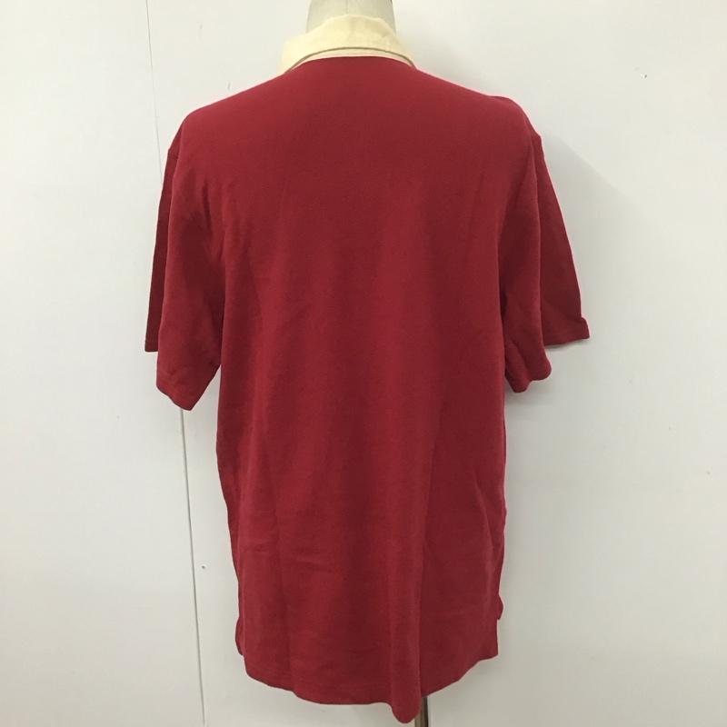 エルエルビーン L.L.Bean ポロシャツ 半袖 半袖ポロシャツ カラーシャツカットソー 半袖カットソー M 無地 えんじ / ワインレッド /  メンズ USED 古着 中古 10111145