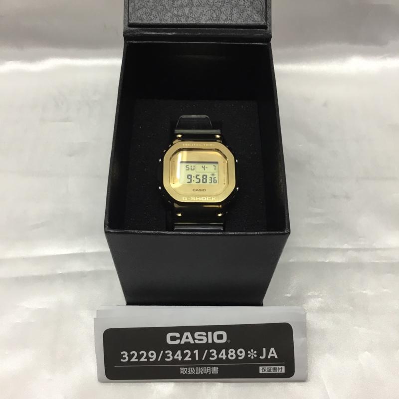 ジーショック G-SHOCK 腕時計 デジタル GM-5600SG スケルトン 箱有 ロゴ、文字 金 / ゴールド / X 透明 / クリア / メンズ USED 古着 中古 10109231
