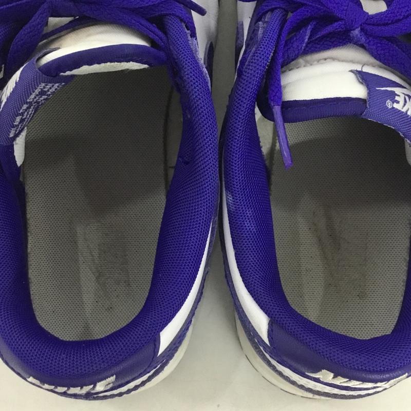 ナイキ NIKE スニーカー スニーカー DV0833-103 DUNK LOW RETRO 25.5cm ロゴ、文字 白 / ホワイト / X 青 / ブルー / メンズ USED 古着 中古 10136927
