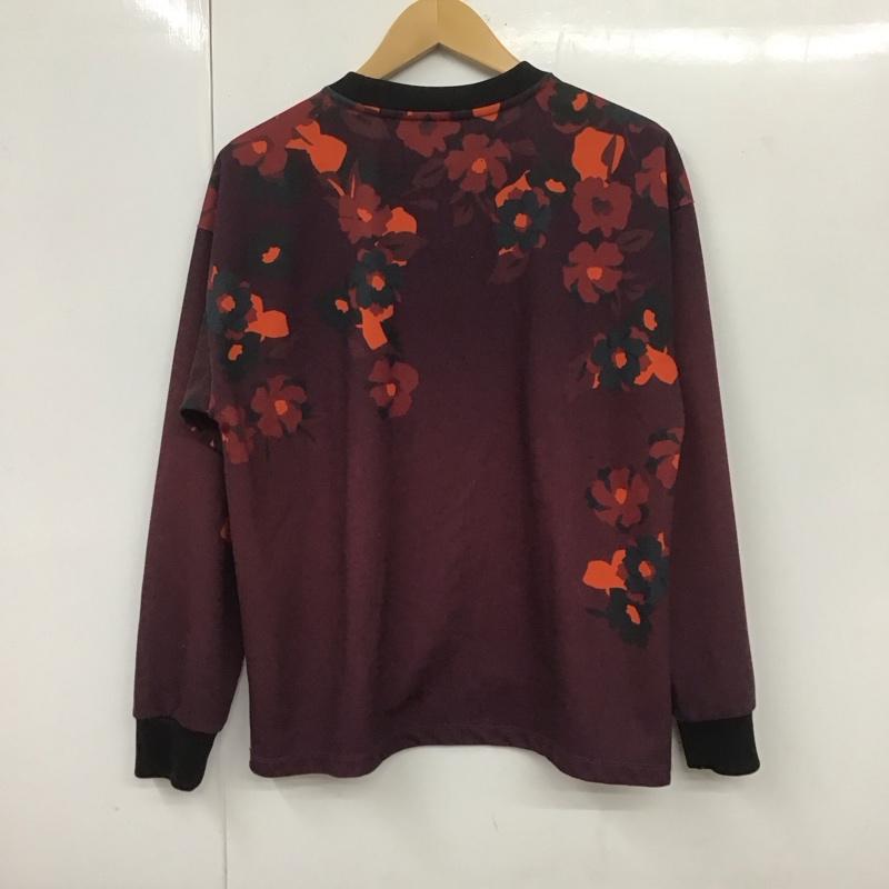 アディダス adidas カットソー 長袖 gc6836 WCREWSWEATER(floral) 長袖カットソー クルーネックカットソー プリントカットソー M ロゴ、文字 マルチカラー / マルチカラー /  レディース USED 古着 中古 10109162