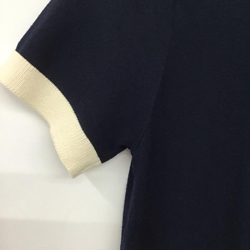 ザラ ZARA ワンピース ミニスカート S 無地 紺 / ネイビー /  レディース USED 古着 中古 10133687