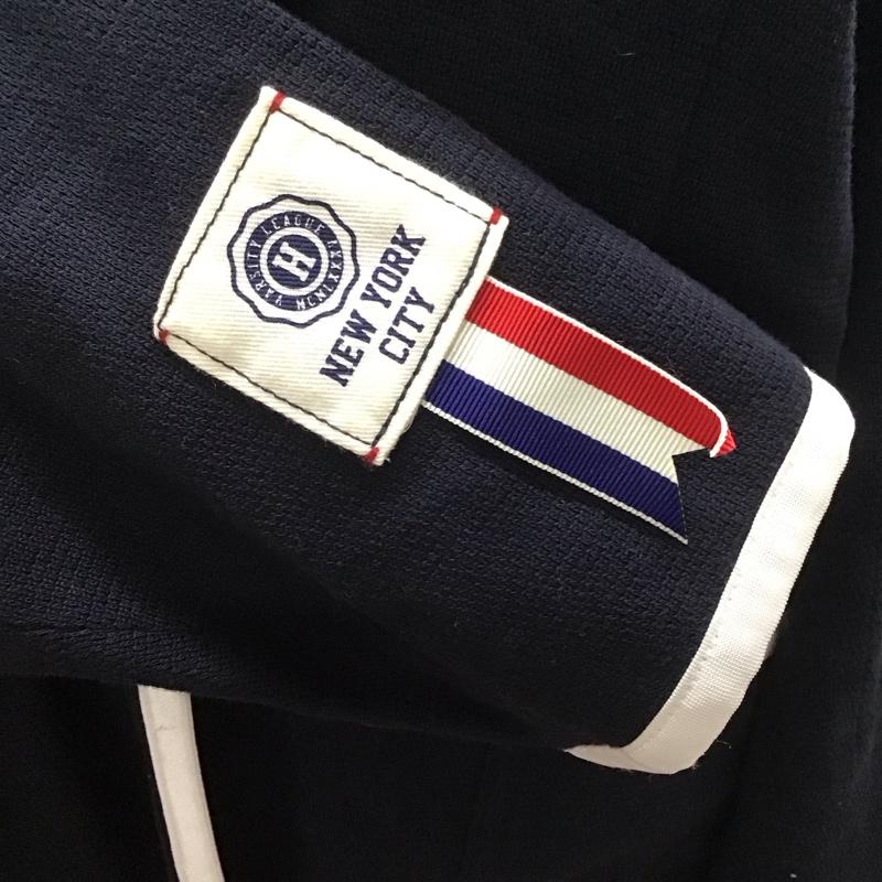 トミーヒルフィガー TOMMY HILFIGER ジャケット、上着 ジャケット、ブレザー 11-4511107-040 L ワンポイント 紺 / ネイビー / X 白 / ホワイト / レディース USED 古着 中古 10112410