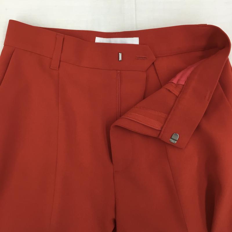 ルシェルブルー LE CIEL BLEU パンツ スラックス 36 無地 赤 / レッド / レディース USED 古着 中古 10139681