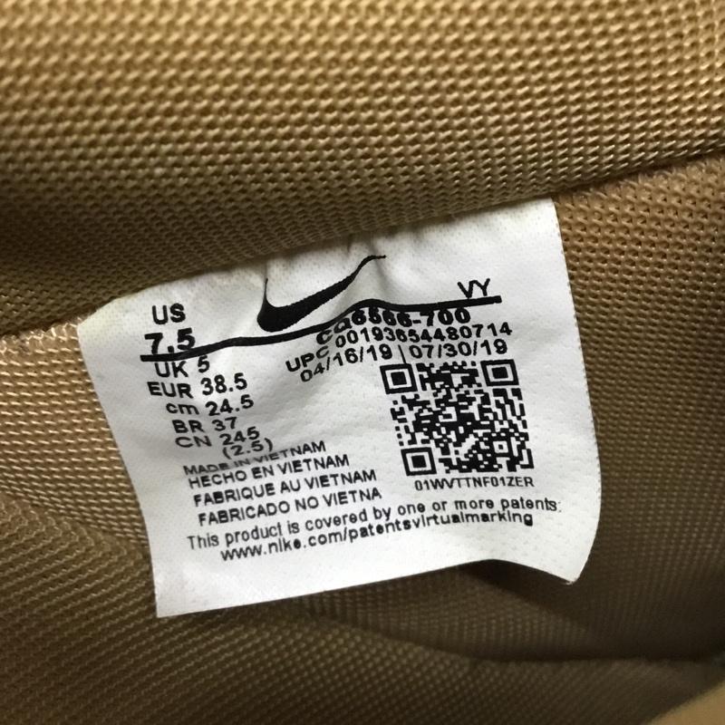 ナイキ NIKE スニーカー スニーカー CQ6566-700 WMNS AIR FORCE 1 SP 24.5cm 24.5cm ロゴ、文字 金 / ゴールド / レディース USED 古着 中古 10113516