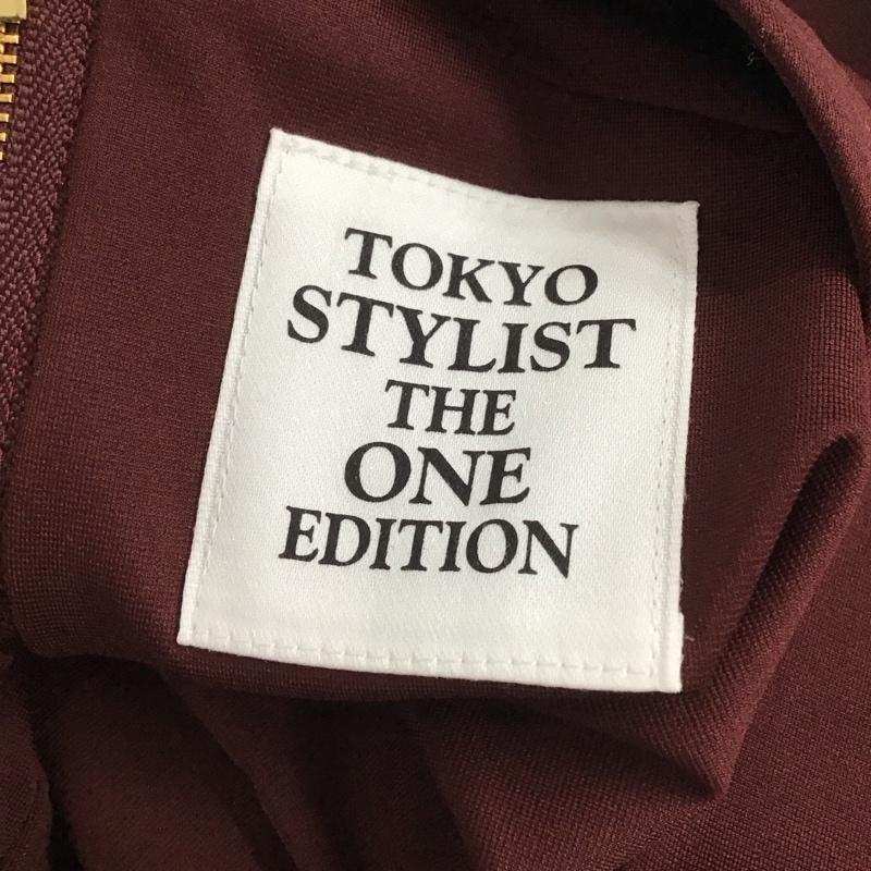 トウキョウ スタイリスト ザ ワン エディション TOKYO STYLIST THE ONE EDITION ワンピース ロングスカート 889-8111504 ノースリーブ 7 無地 えんじ / ワインレッド / レディース USED 古着 中古 10138629