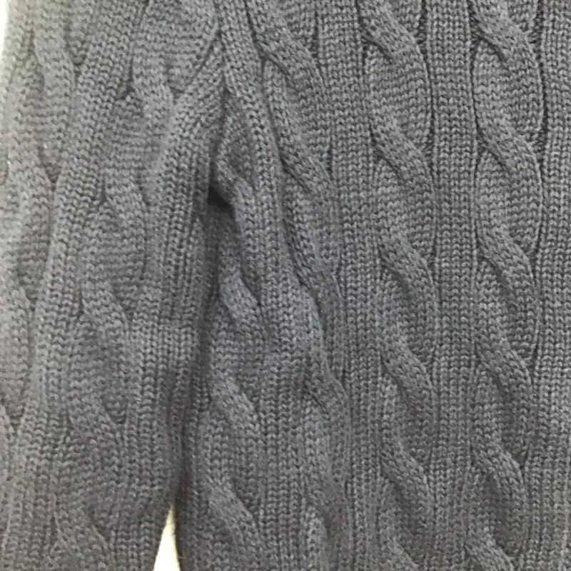 ポロラルフローレン POLO RALPH LAUREN カーディガン 長袖 長袖ニットカーディガン 前ボタン ノーカラー S 無地 紺 / ネイビー / レディース USED 古着 中古 10135105
