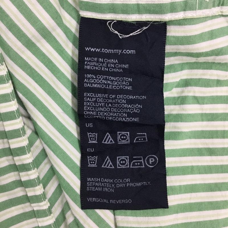 トミーヒルフィガー TOMMY HILFIGER シャツ、ブラウス 長袖 長袖シャツ カラーシャツ ポケットシャツ 長袖カットソー ストライプシャツ XL ストライプ マルチカラー / マルチカラー / メンズ USED 古着 中古 10122318