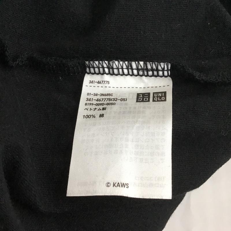ユニクロ UNIQLO Tシャツ 半袖 341-497775 XXL プリント 黒 / ブラック / メンズ USED 古着 中古 10105986