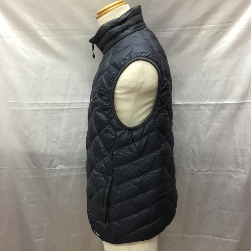 エディーバウアー Eddie Bauer ベスト ベスト ダウンベスト リバーシブル M 無地 紺 / ネイビー / X 茶 / ブラウン / メンズ USED 古着 中古 10111852