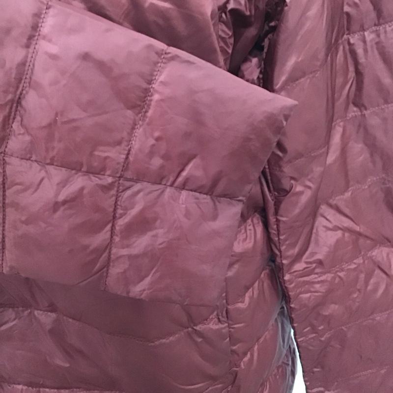 ユニクロ UNIQLO ジャケット、上着 ジャケット、ブレザー 211-409116 ダウンジャケット アウター カジュアルジャケット XL 無地 えんじ / ワインレッド / レディース USED 古着 中古 10109011