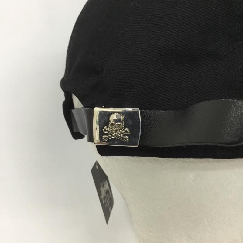 ステューシー STUSSY 帽子 キャップ mastermind JAPAN 6 Panel Ballcap タグ付き スカル 黒 / ブラック / メンズ USED 古着 中古 10133400