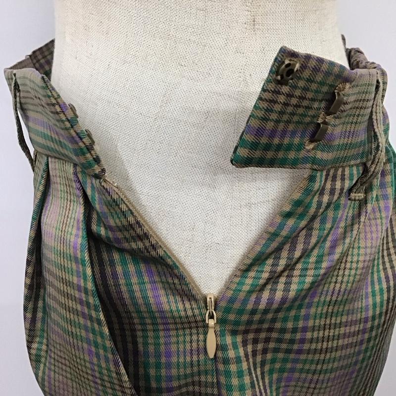 ダブルクローゼット w closet セットアップ セットアップ ベストジャケット ショートパンツ 2点セット セットアップ チェック マルチカラー / マルチカラー / レディース USED 古着 中古 10116358