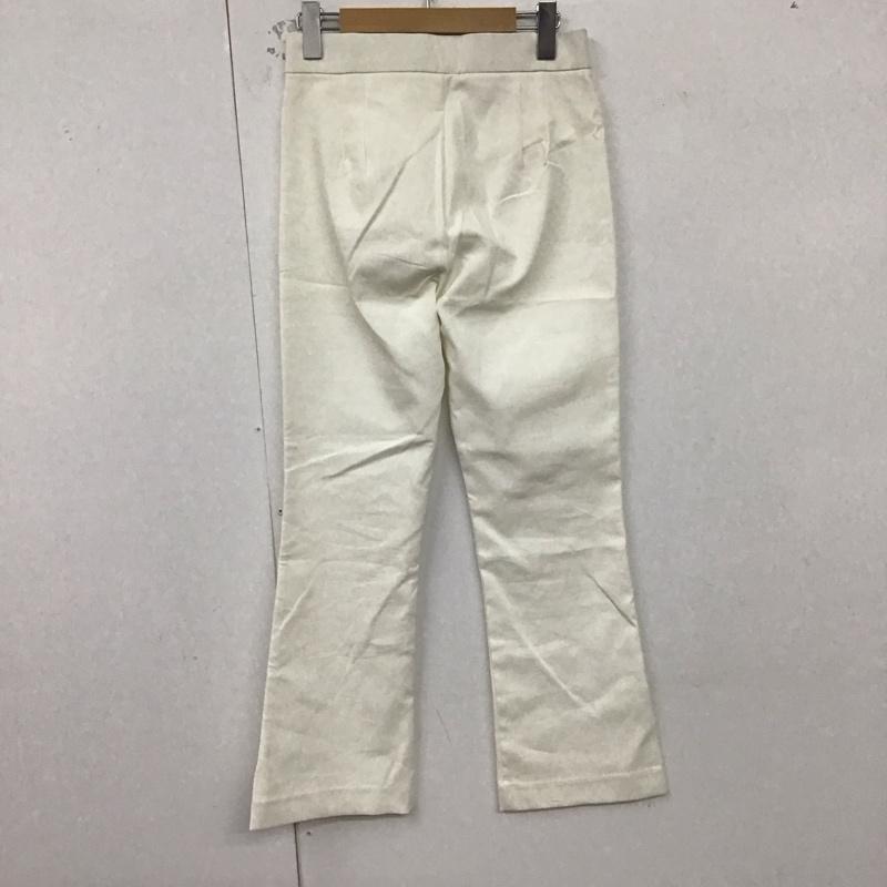ザラ ZARA パンツ スラックス スリムパンツ ストレッチパンツ カジュアルパンツ S 無地 白 / ホワイト / レディース USED 古着 中古 10129531