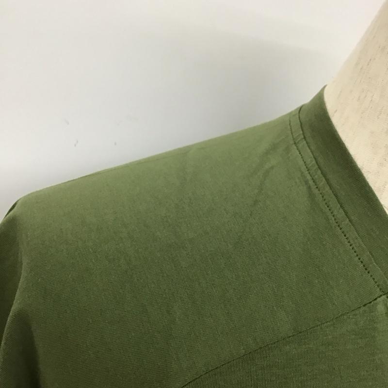 ホグロフス HAGLOFS Tシャツ 半袖 半袖カットソー プリントTシャツ クルーネックカットソー スポーツウェア S プリント カーキ / カーキ / メンズ USED 古着 中古 10106817