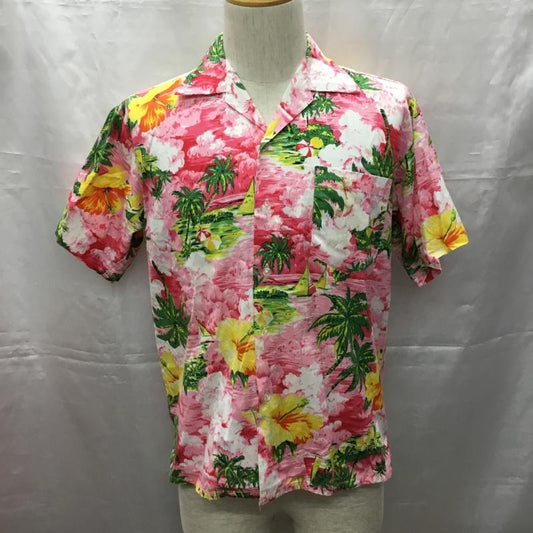 古着 USED シャツ、ブラウス 半袖 半袖シャツ カラーシャツ 半袖カットソー アロハシャツ M 総柄 マルチカラー / マルチカラー /  メンズ USED 古着 中古 10108536