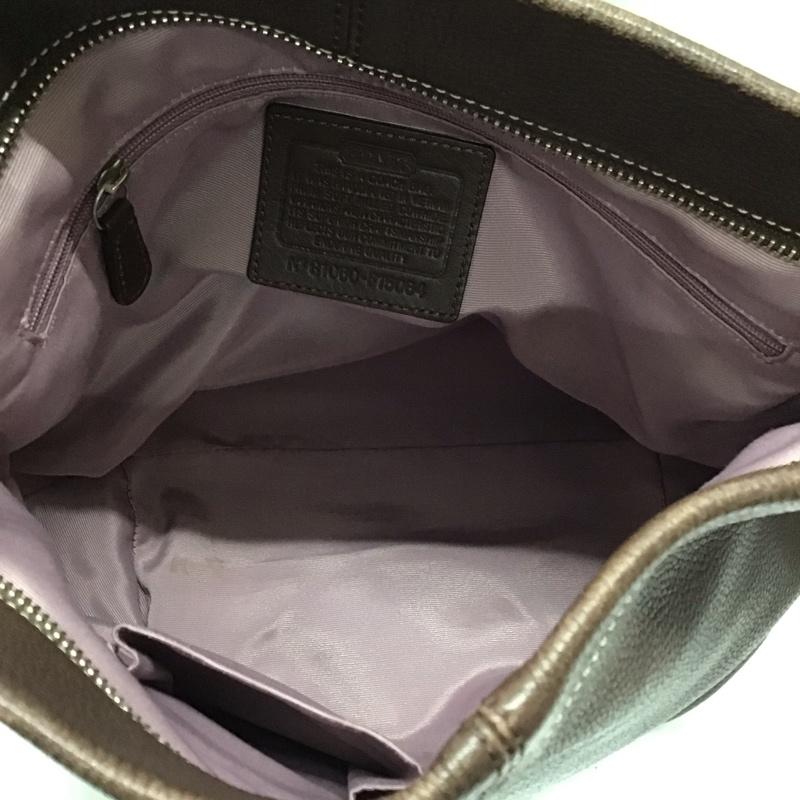 コーチ COACH トートバッグ トートバッグ F15064 レザー ショルダーバッグ 無地 茶 / ブラウン / レディース USED 古着 中古 10121229