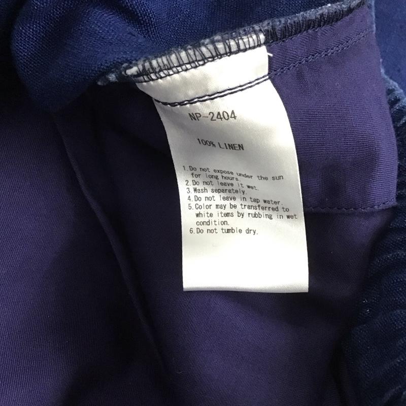 ノースノーネーム NORTH NO NAME パンツ ワークパンツ、ペインターパンツ リネンパンツ ワイドパンツ カジュアルパンツ XL 無地 インディゴ / インディゴ / メンズ USED 古着 中古 10138589