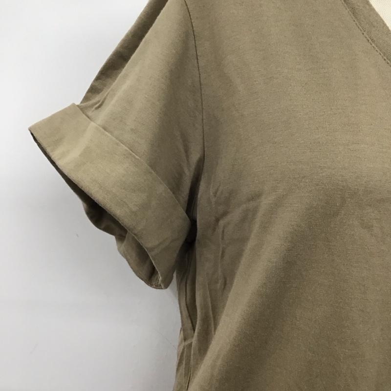 バーバリーロンドン Burberry London Tシャツ 半袖 半袖チュニック ロング丈カットソー プリントTシャツ 2 プリント ベージュ / ベージュ / レディース USED 古着 中古 10115174