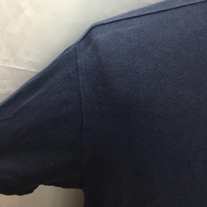 フレッドペリー FRED PERRY ポロシャツ 半袖 半袖ポロシャツ カラーシャツ 半袖カットソー XL ロゴ、文字 紺 / ネイビー / メンズ USED 古着 中古 10109004