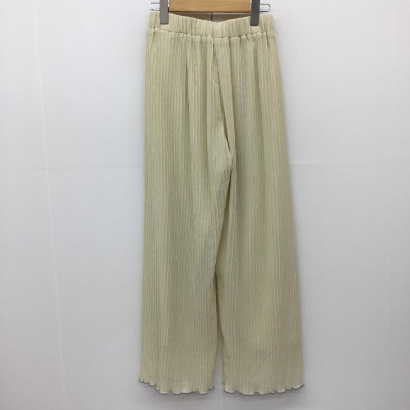 ローリーズファーム LOWRYS FARM パンツ スラックス FREE 無地 黄 / イエロー / レディース USED 古着 中古 10139684