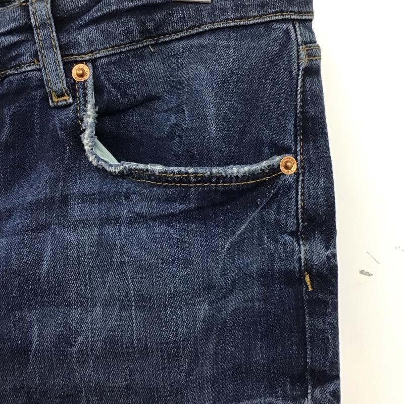 ザラ ZARA パンツ デニム、ジーンズ 38 無地 インディゴ / インディゴ / レディース USED 古着 中古 10137886