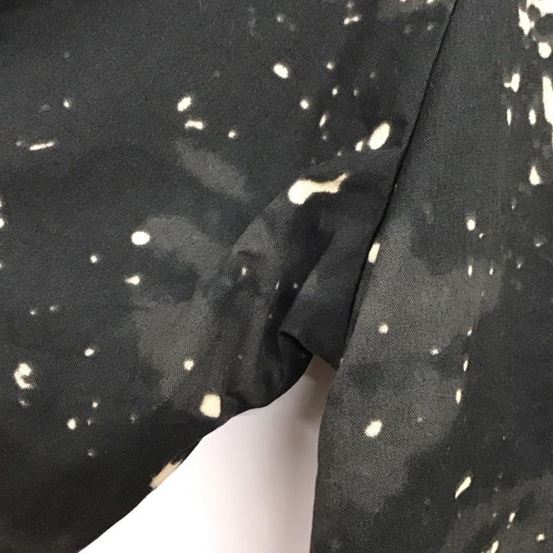 マウジー MOUSSY シャツ、ブラウス 長袖 010ESB30-0410 BLEACH PRINTED SHIRT チャイナシャツ FREE 黒 / ブラック / レディース USED 古着 中古 10137777