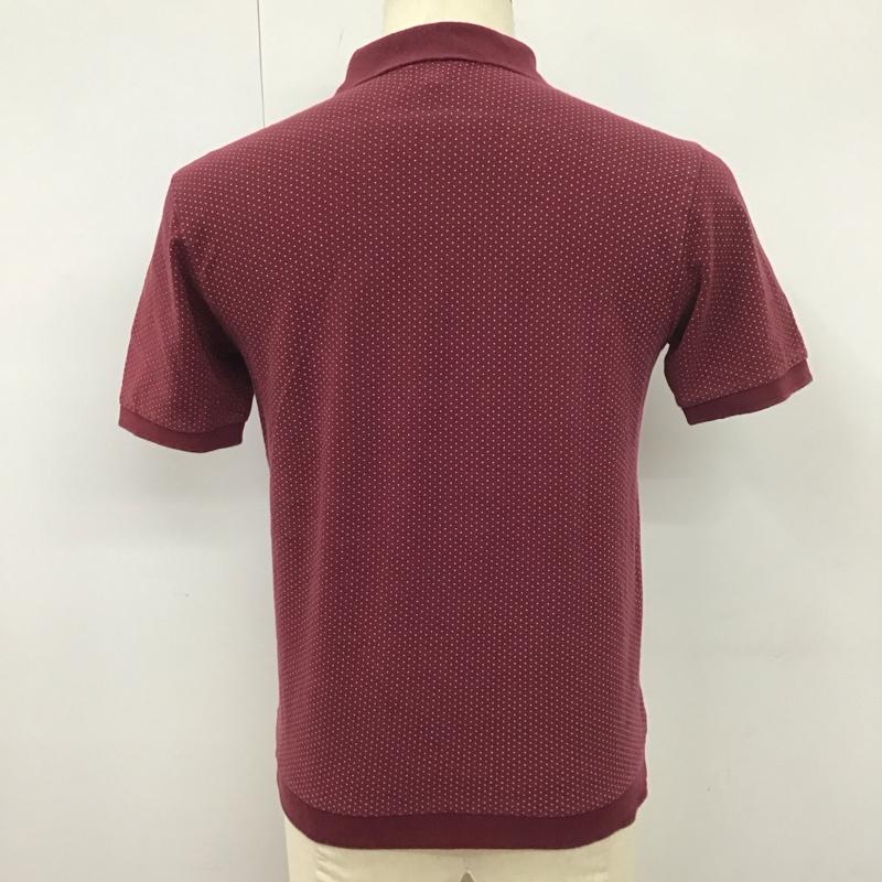 ワコマリア WACKO MARIA ポロシャツ 半袖 半袖ポロシャツ カラーシャツ 半袖カットソー M ドット えんじ / ワインレッド /  メンズ USED 古着 中古 10113111