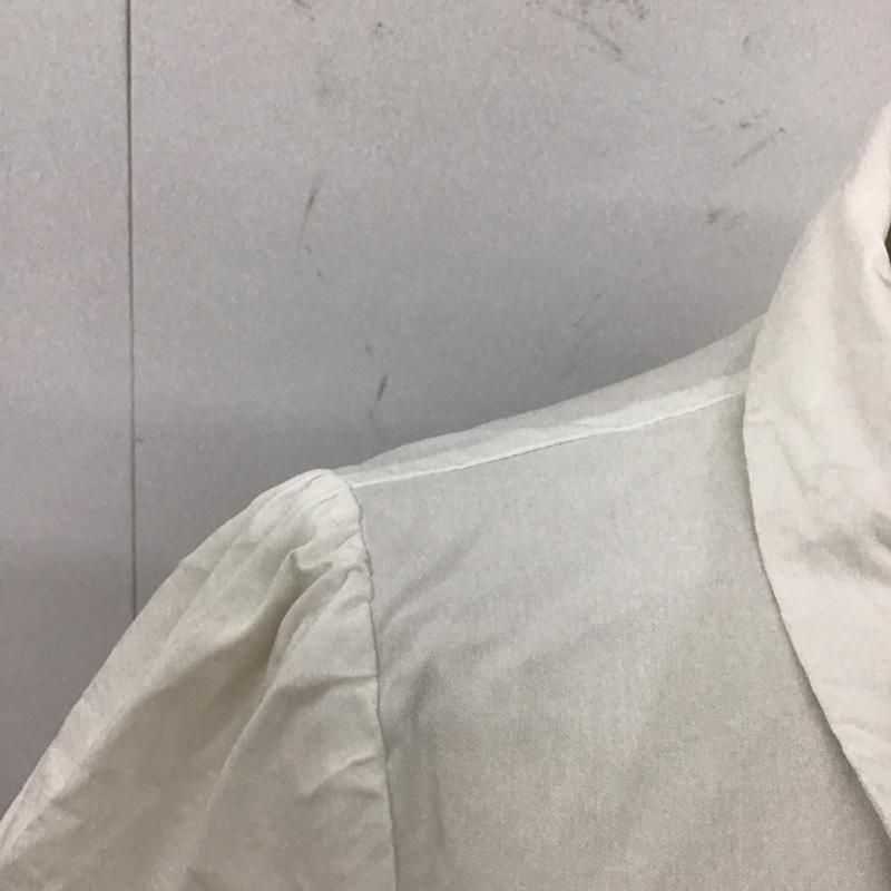 ザラ ZARA シャツ、ブラウス 半袖 S 無地 白 / ホワイト / レディース USED 古着 中古 10111603