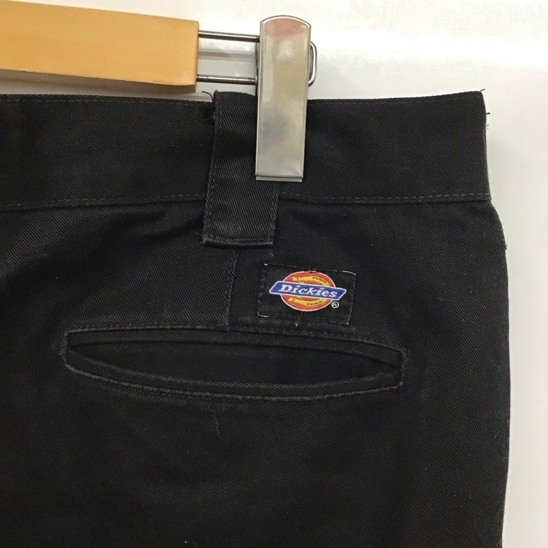 ディッキーズ Dickies パンツ ワークパンツ、ペインターパンツ ワークパンツ ワイドパンツ ミリタリーパンツ 無地 黒 / ブラック /  メンズ USED 古着 中古 10125144