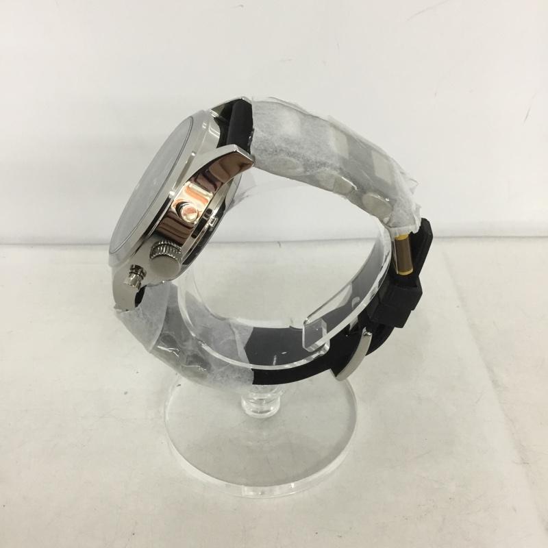 ゾンネ SONNE 腕時計 アナログ(自動巻き) H003 SONNE × HAORI ラバーバンド ロゴ、文字 黒 / ブラック / メンズ USED 古着 中古 10134894
